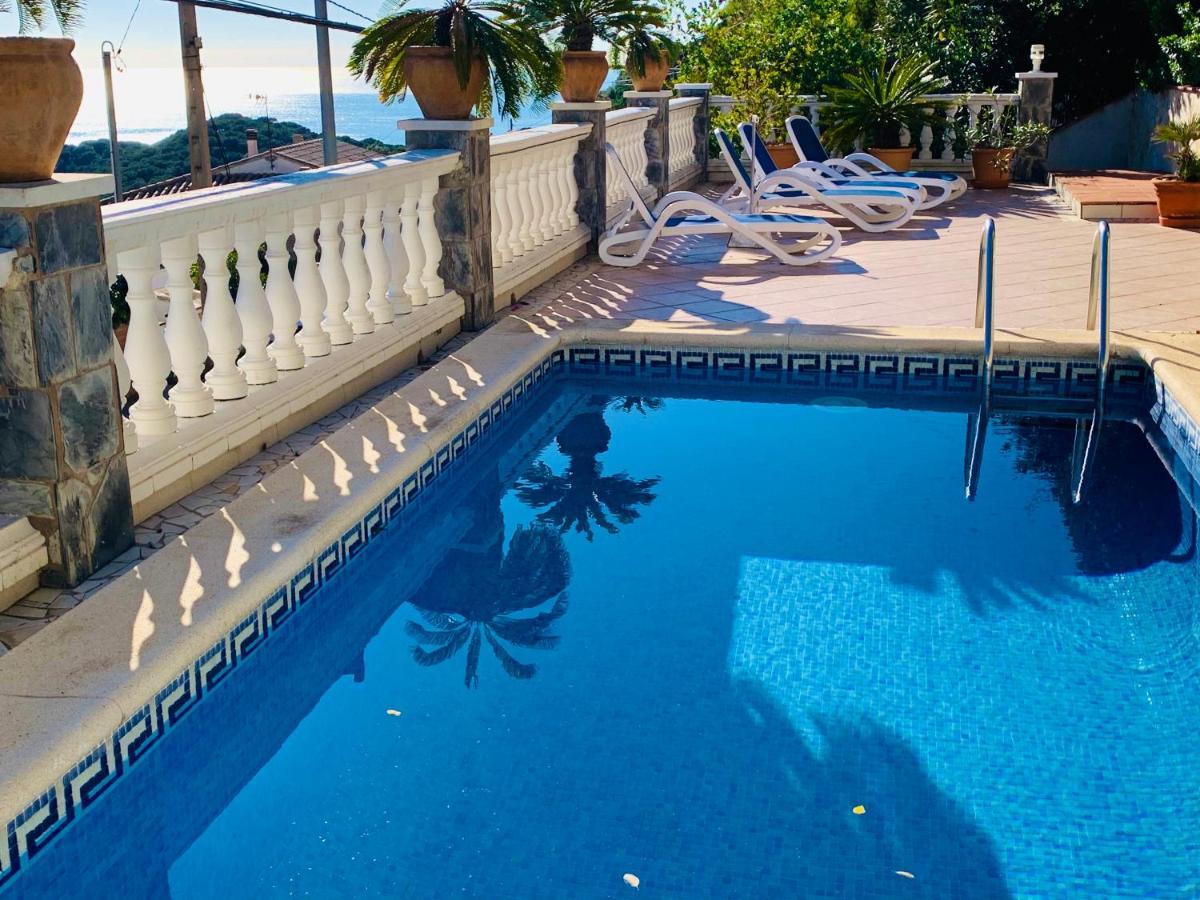 Mediterranean Villa Investingspain Sea View And Pool Льорет-де-Мар Экстерьер фото