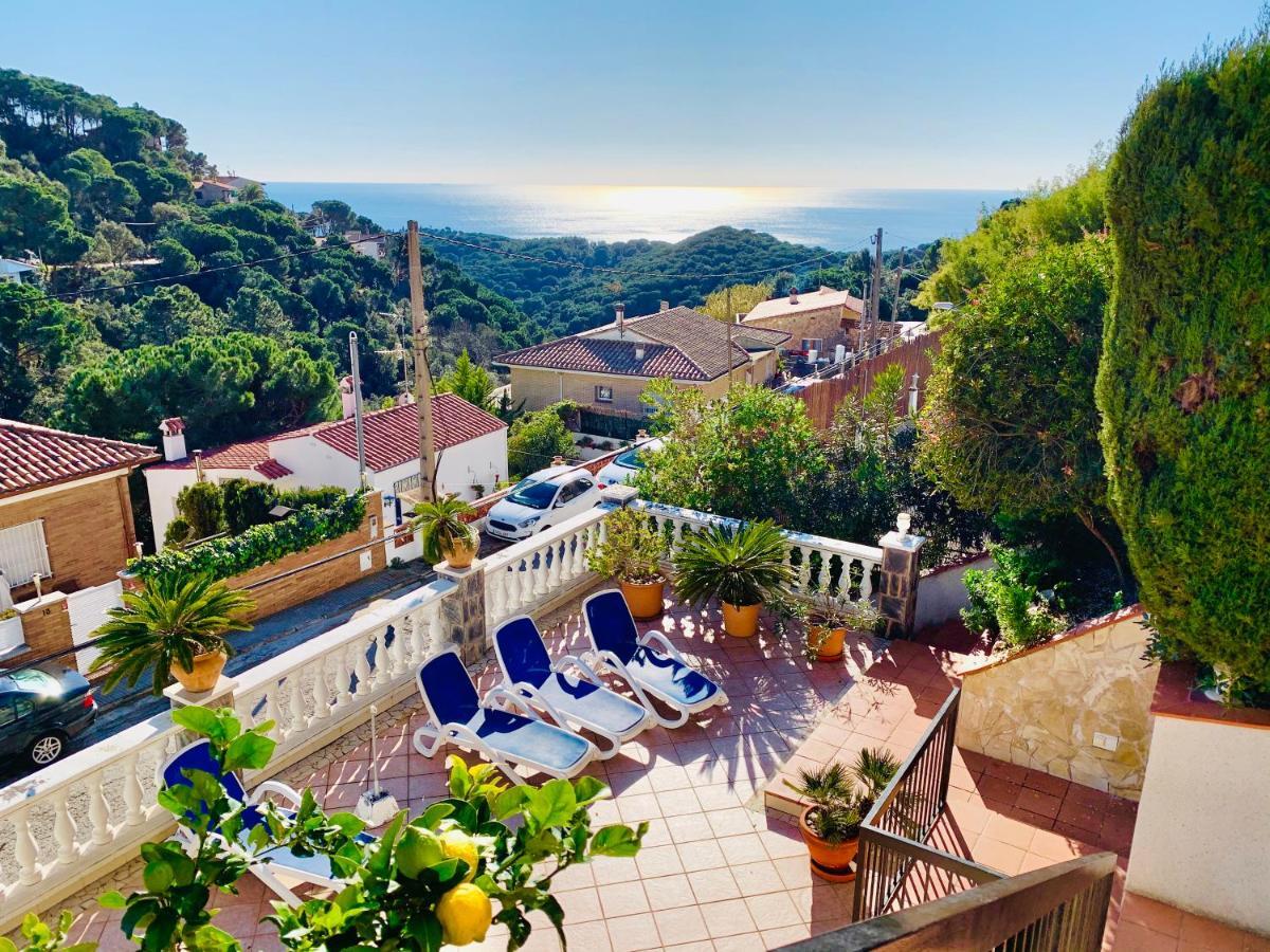 Mediterranean Villa Investingspain Sea View And Pool Льорет-де-Мар Экстерьер фото